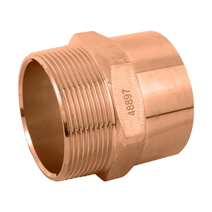 Conector Macho Cobre " 2"