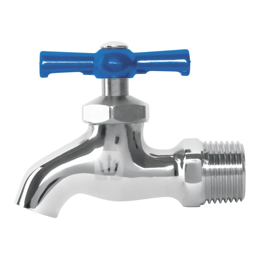 Llave Jardin Latón Cromado 1/2"