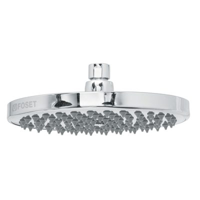 Regadera Cromo 8 Plato Redondo Sin Brazo