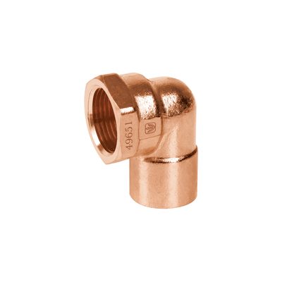 Codo Cobre Con Rosca Hembra " 3/4"