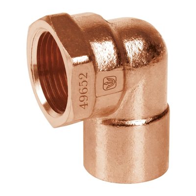 Codo Cobre Con Rosca Hembra " 1"