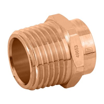 Conector Macho Cobre " 1/2"