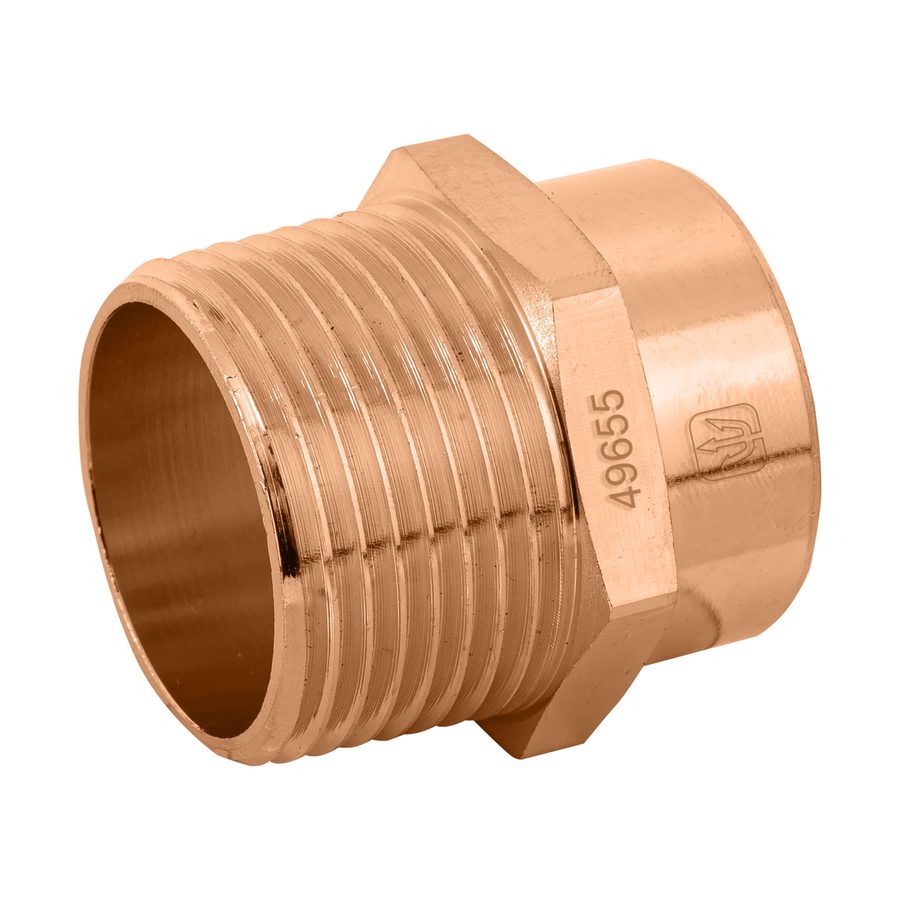 Conector Macho Cobre " 1"